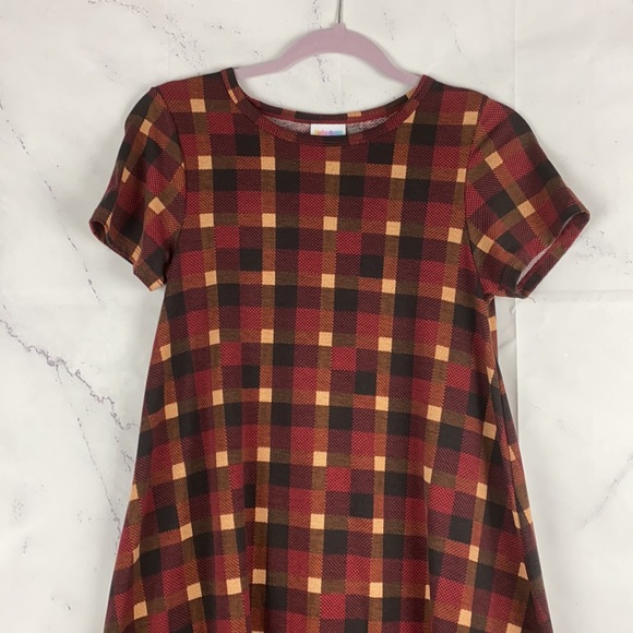 Lularoe Checkered No Pocket Carly XXS - Picture 2 of 12